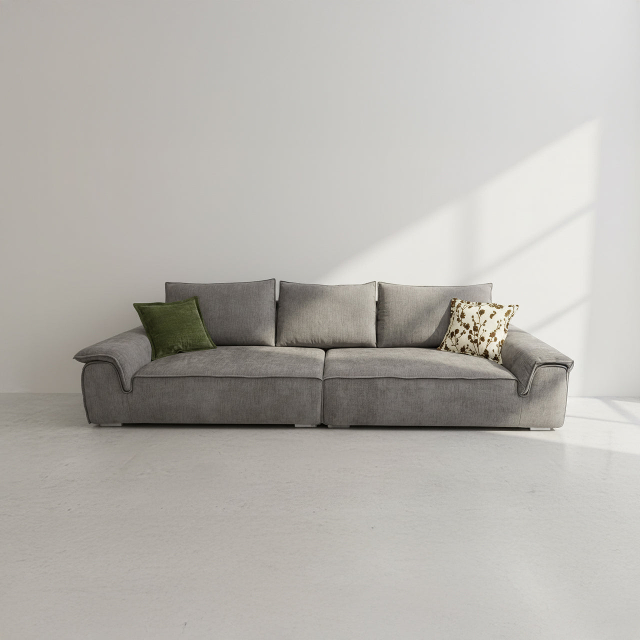 3M Chenille Linen Sofa - Grey