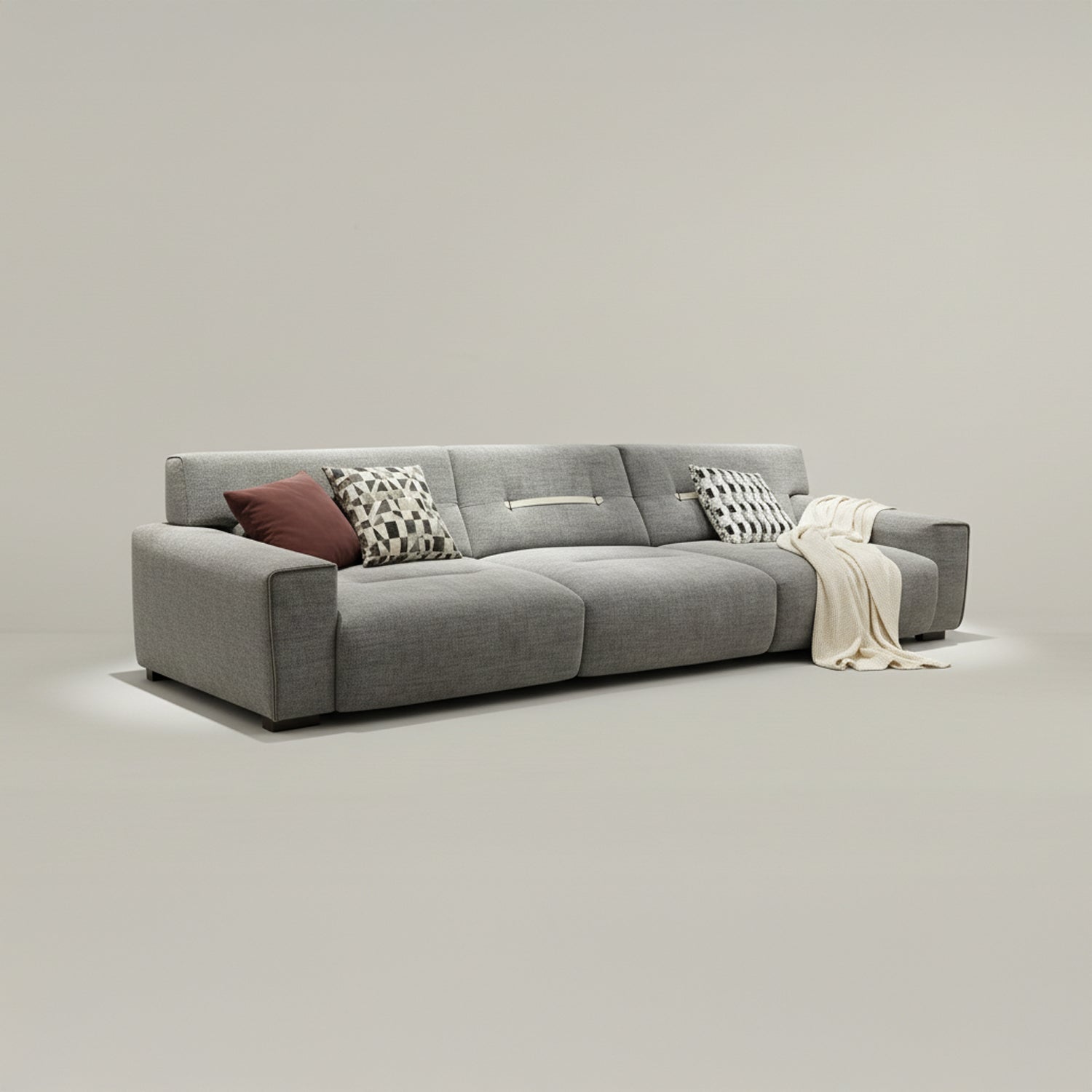 3.4M Linen Sofa