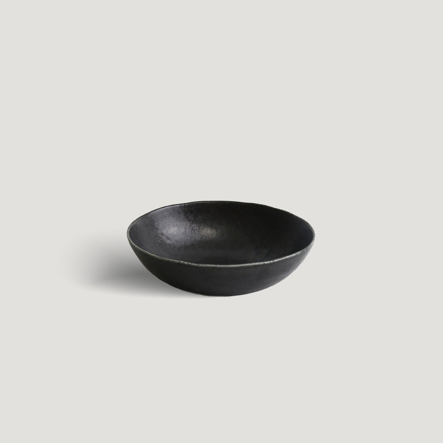WABISABI Matte Black Ceramic Bowl – Deep Style