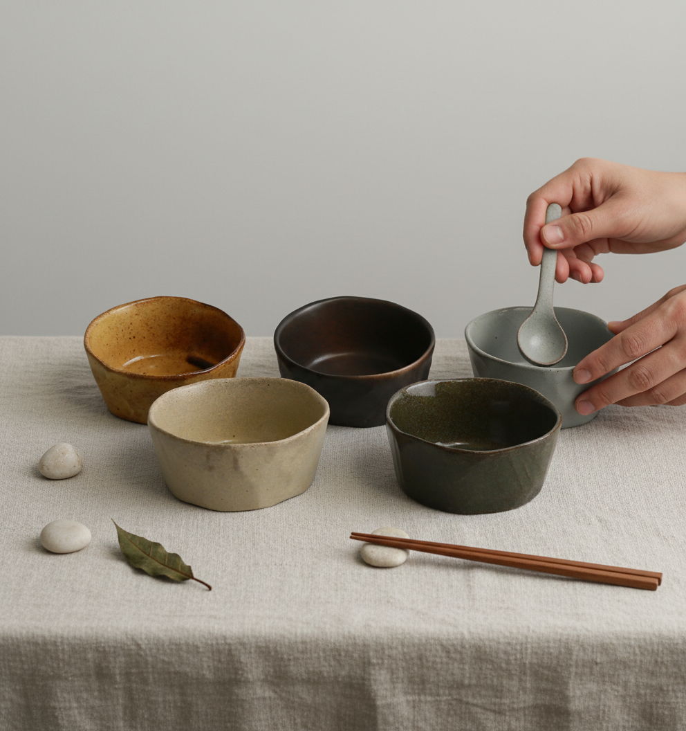 Organic Element 5 Piece Bowl Set
