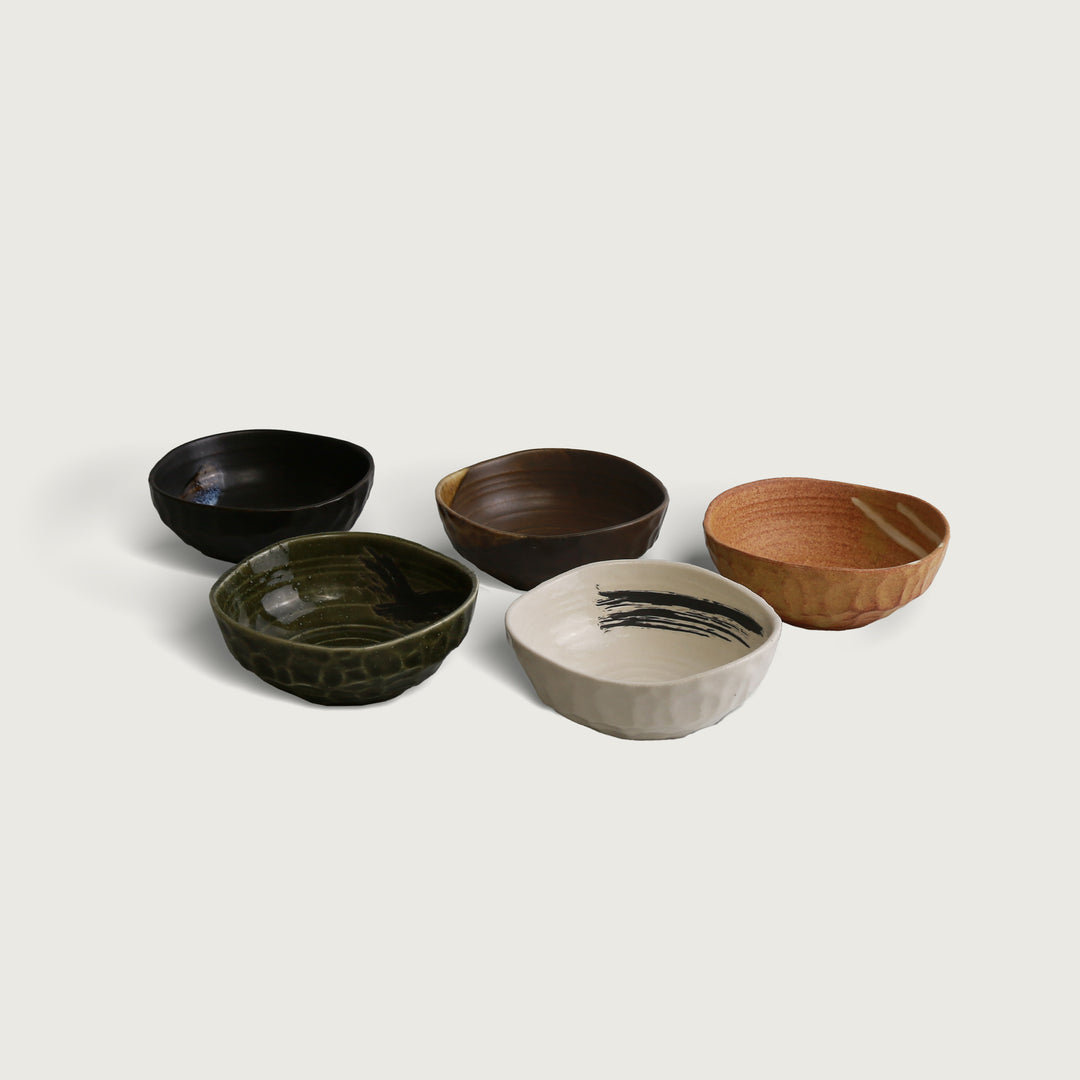 RAKUYOUAN 5 bowl set