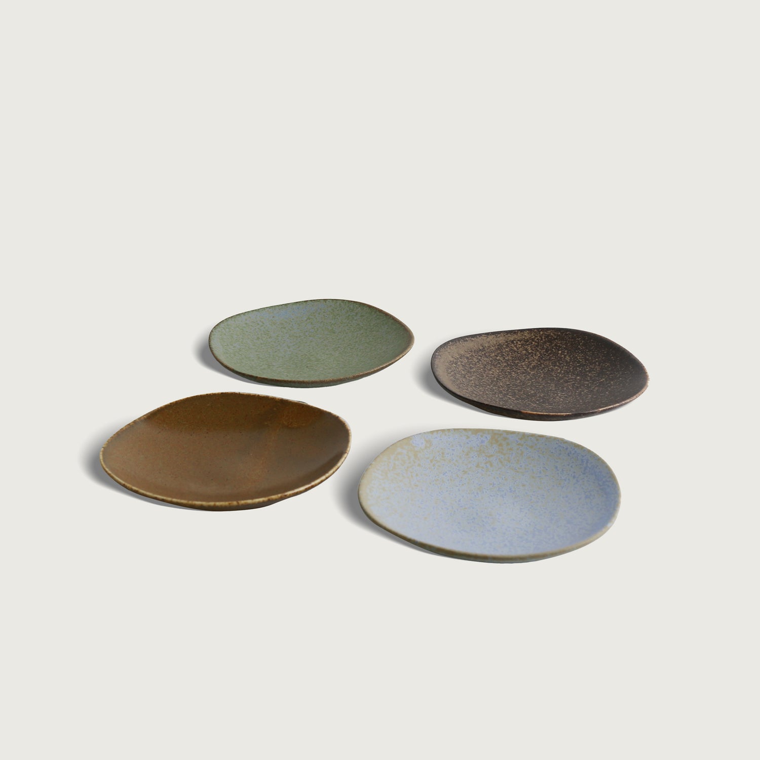 WABISABI 4 Piece Plate Set