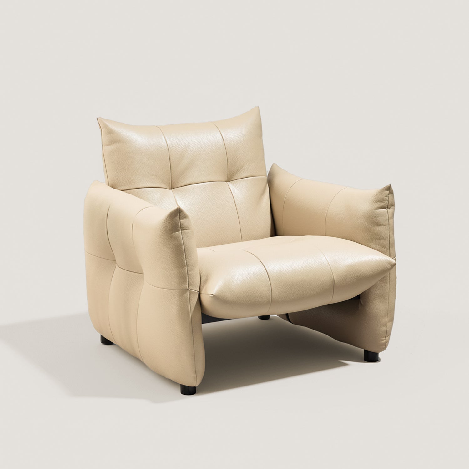 Haven Armchair - Cream Leather