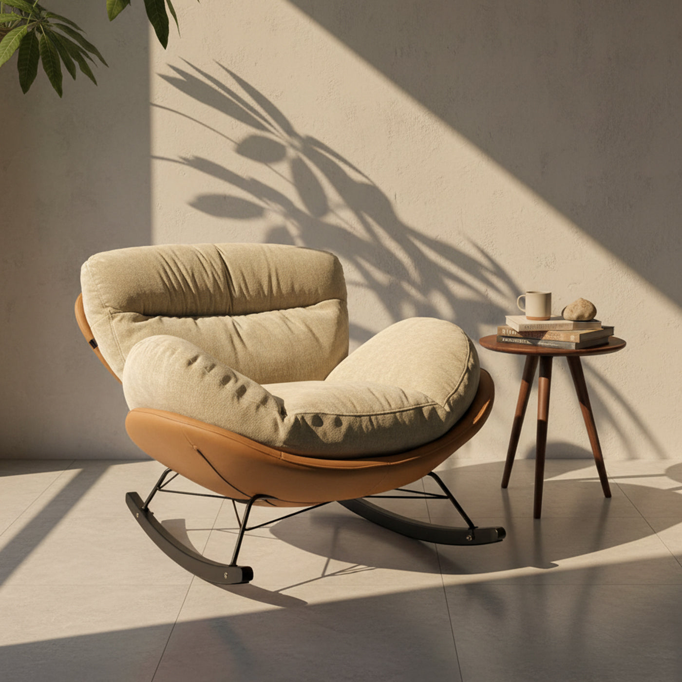 Luna Cloud Rocking Chair - Cream