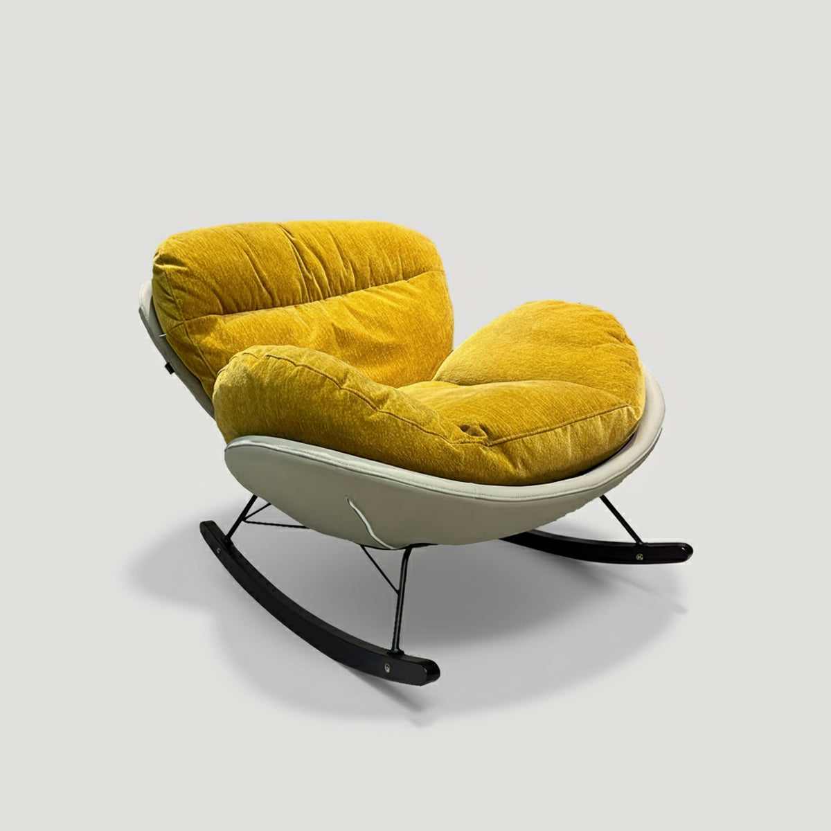 Luna Cloud Rocking Chair - Yellow – Ryzu Home