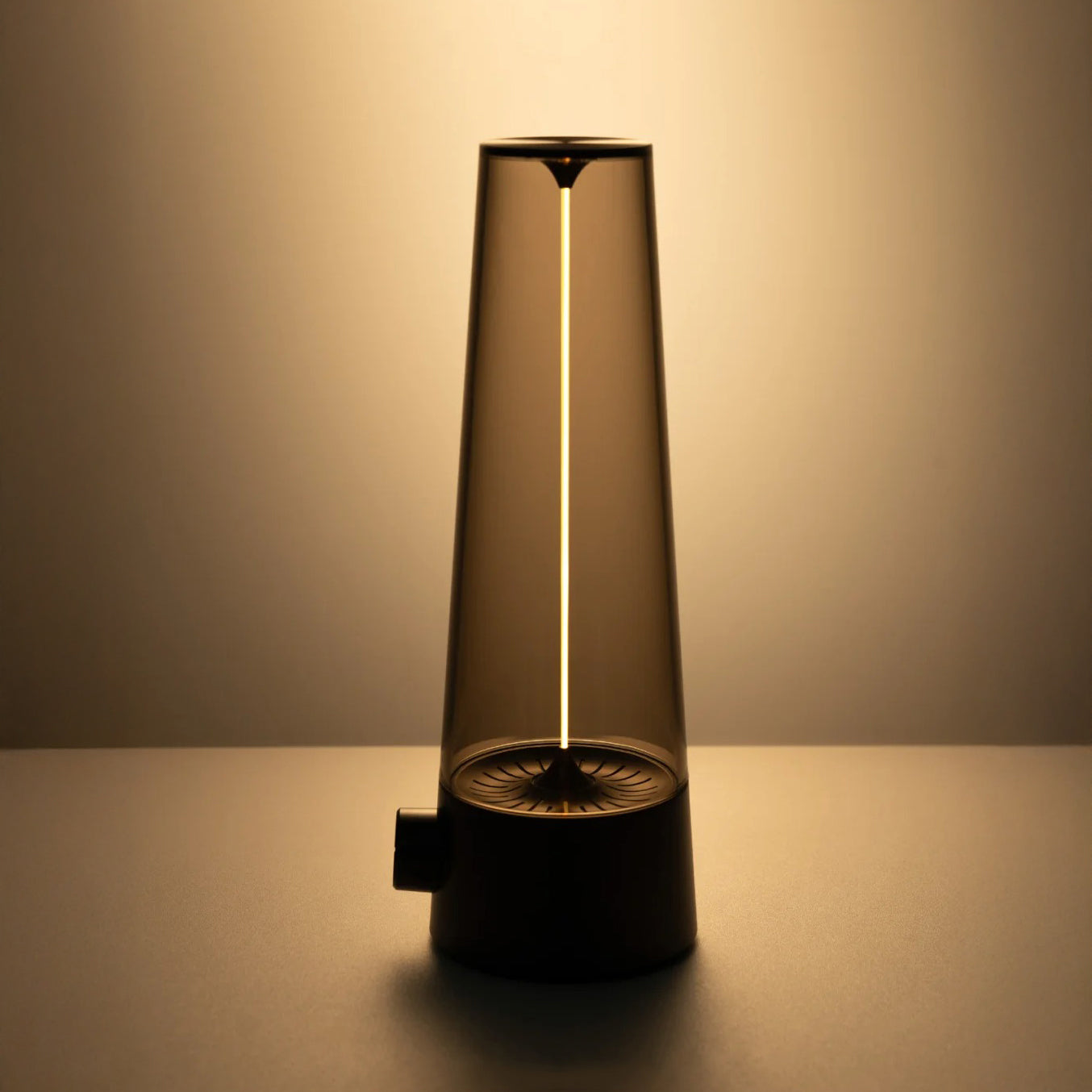 Retro Cordless Dimmable Night Table Lamp - Black